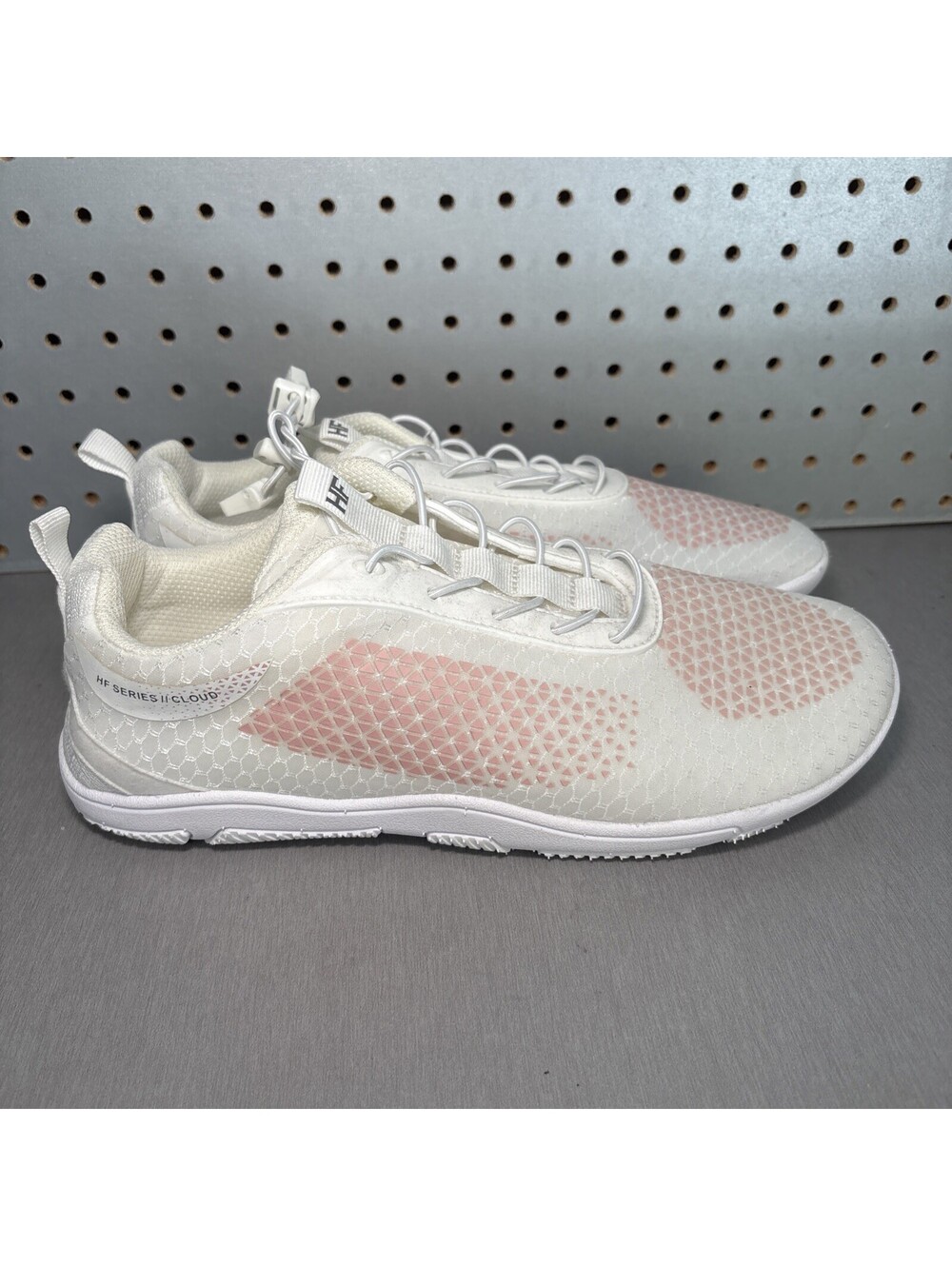 Hike Footwear HF Cloud Series Barefoot Shoes Womens US 12 EU 43 White Pink Mesh